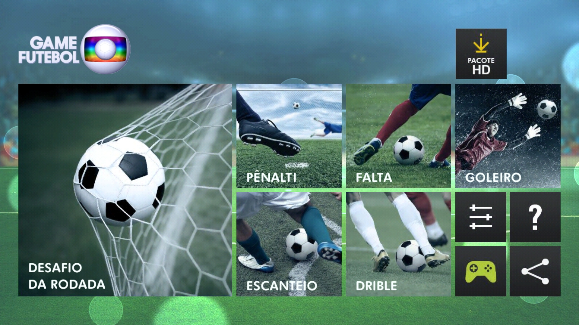 GameFutebol da Rede Globo - Webcore Games